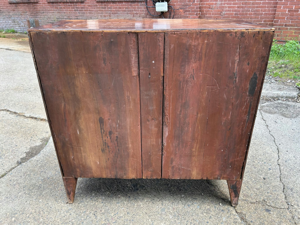 Antique Bow Front Serpentine Chest of Drawers  - image 3 of 10