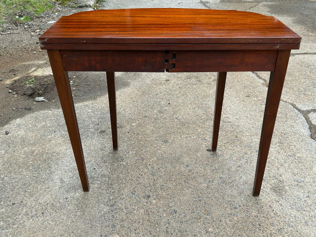  Inlaid Folding Game Table  - image 6 of 8