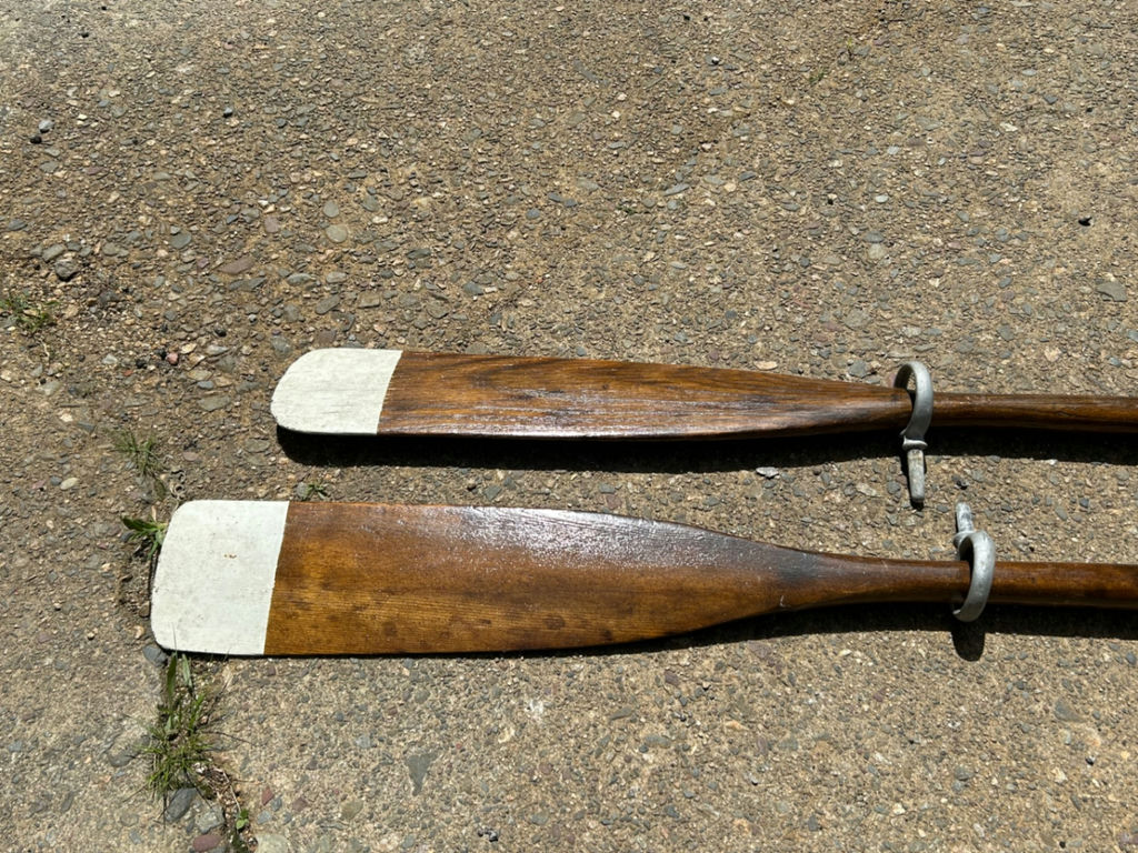 Vintage Wooden Oars  - image 4 of 7