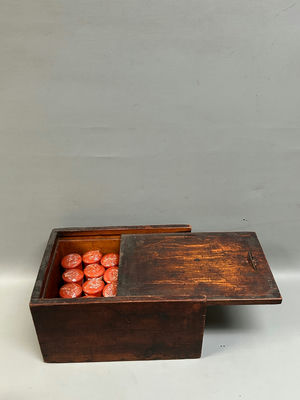 Antique Slide Lid Candle Box - Image 1 of 8