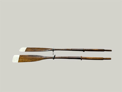 Vintage Wooden Oars - Image 1 of 7