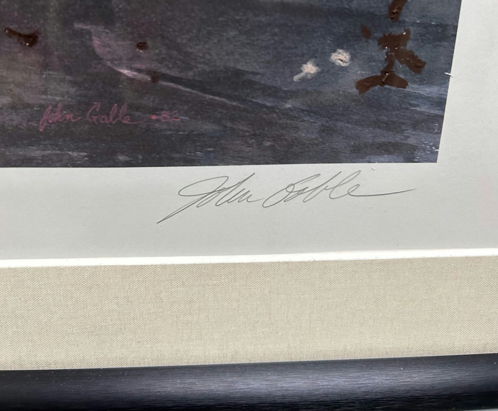 John Gable Titled: Power" Lithograph 3 Feet 1/4'' Artist Proof Pencil Signed - image 5 of 7