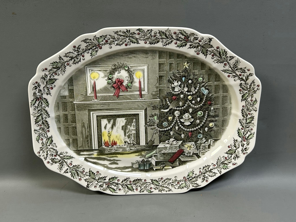 Johnson Bros Merry Christmas Oversized Platter  - image 1 of 5