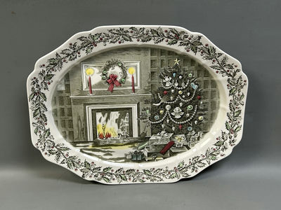 Johnson Bros Merry Christmas Oversized Platter  - Image 1 of 5