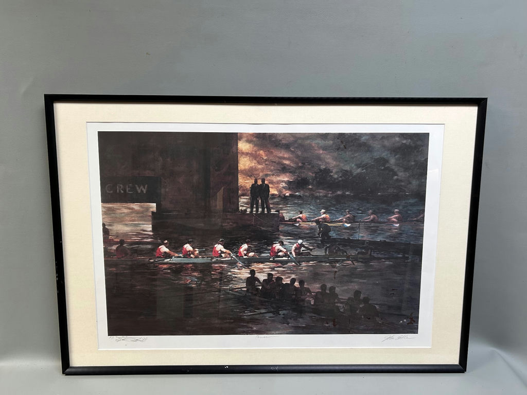 John Gable Titled: Power" Lithograph 3 Feet 1/4'' Artist Proof Pencil Signed - image 3 of 7
