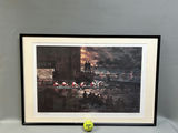 John Gable Titled: Power" Lithograph 3 Feet 1/4'' Artist Proof Pencil Signed - thumbnail 4 of 7
