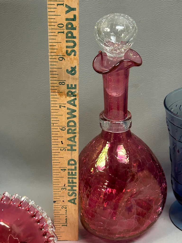 Colored Glass Ware - image 10 of 13