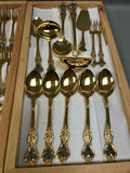 German BMF Mann Im Mond Gold Wash Flatware - thumbnail 3 of 15