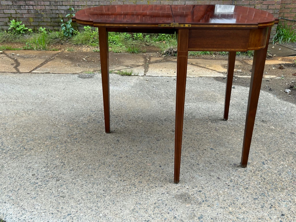  Inlaid Folding Game Table  - image 4 of 8