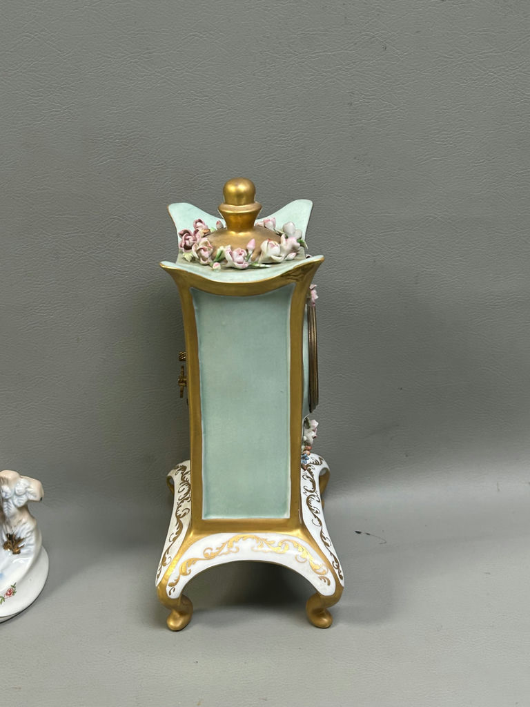 Boudoir Clock and Porcelain Figures - image 12 of 12