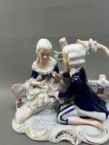 Boudoir Clock and Porcelain Figures  - thumbnail 10 of 12