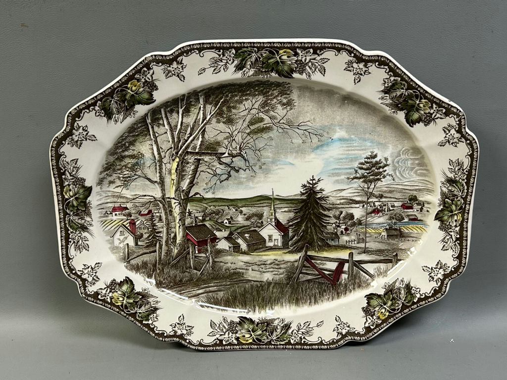 Johnson Bros Friendly Village Oversized Platter  - image 1 of 5