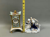 Boudoir Clock and Porcelain Figures  - thumbnail 9 of 12