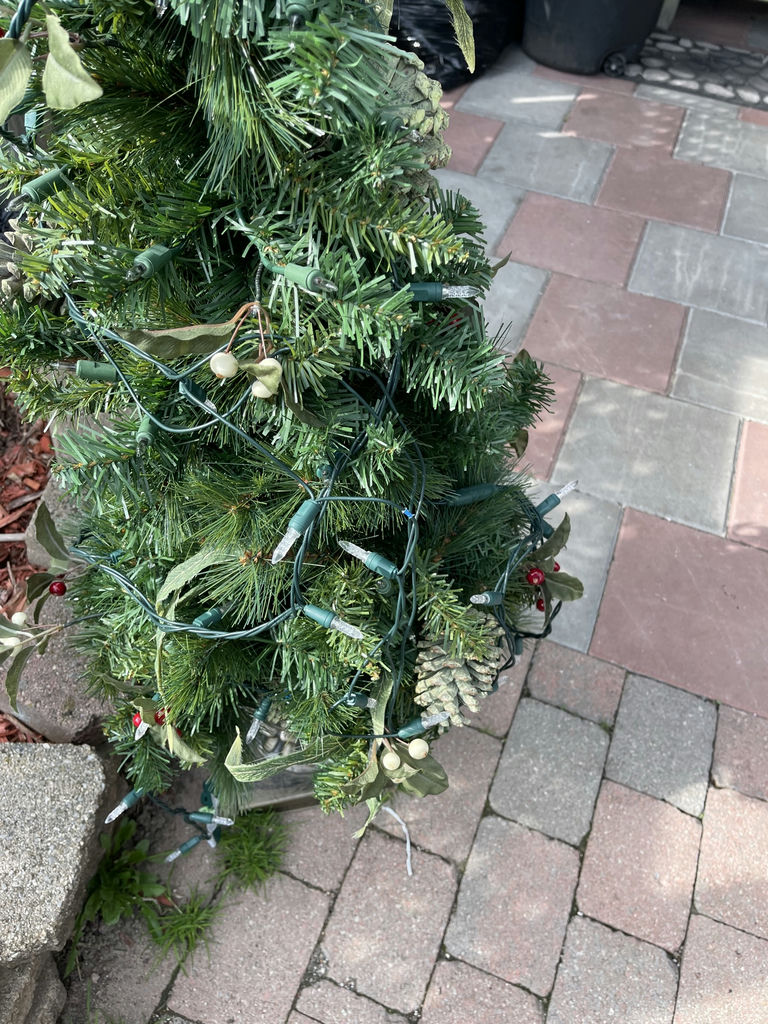 7 Ft Christmas Tree and Smaller Tree In Pot - image 3 of 9