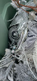 Tote Of Silver And White Christmas Decor - thumbnail 6 of 8