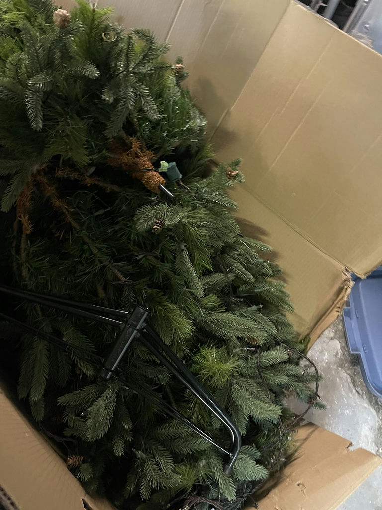 7 Ft Christmas Tree and Smaller Tree In Pot - image 8 of 9