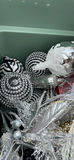 Tote Of Silver And White Christmas Decor - thumbnail 7 of 8