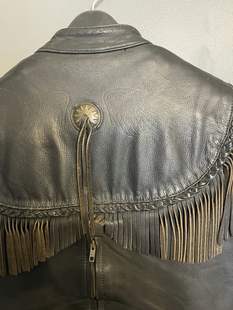 Harley Leather Motorcycle Jacket - image 9 of 10