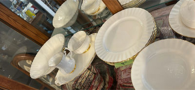 Royal Albert Val D'Or Gold Rimmed Dinnerware Set - Image 1 of 18