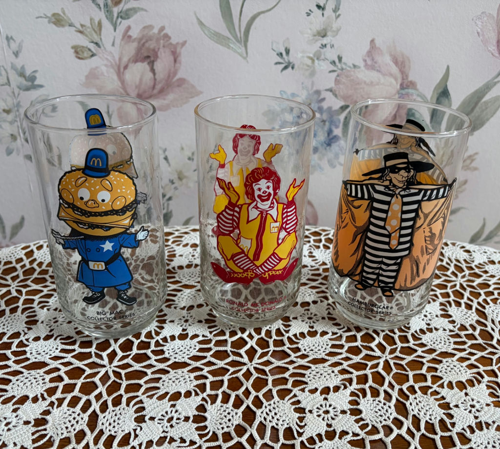 3 Vintage McDonald Glasses - image 1 of 1