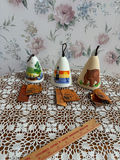 3 Vintage Native American Wind Bells - thumbnail 1 of 10