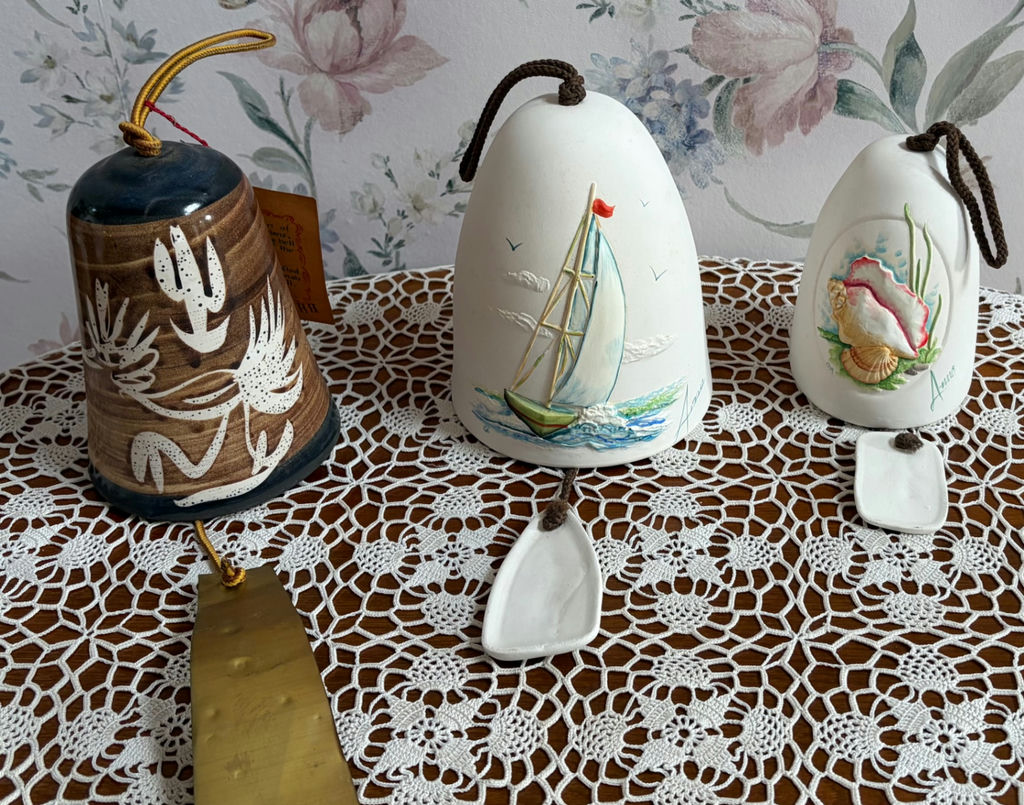 3 Vintage Handmade Southwestern Wind Bells - image 1 of 9