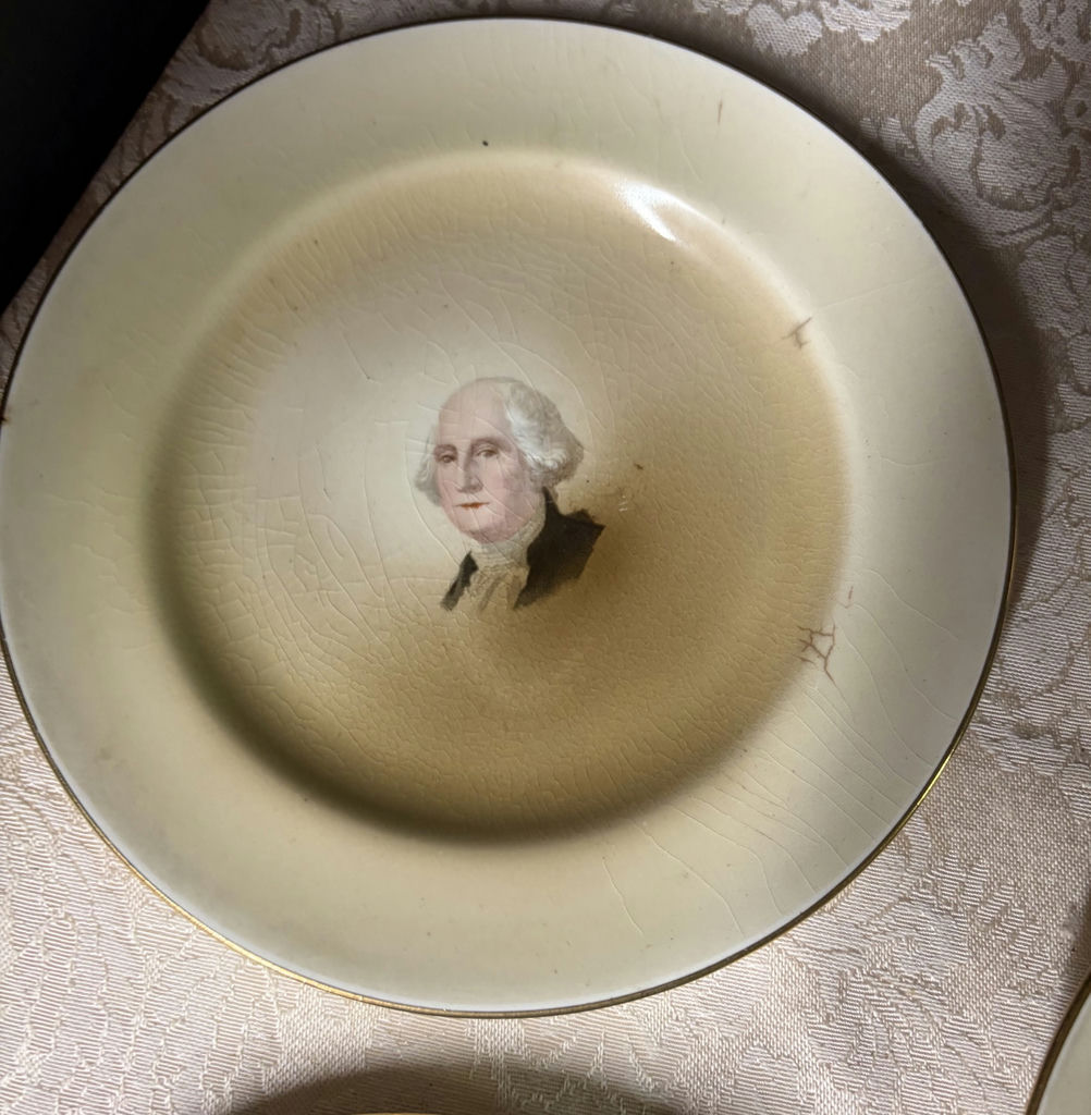 Historical and Patriotic Decorative Plates and Mug - image 8 of 9