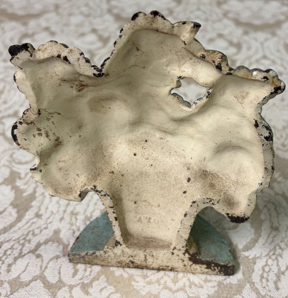 Cast Iron Floral Basket Doorstop - image 2 of 3