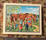 Vintage German Hermann Eichhorn Wooden Cube Puzzle - thumbnail 1 of 2
