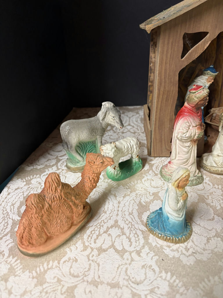 Vintage Nativity Set - image 2 of 6