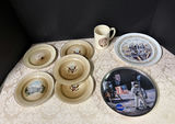 Historical and Patriotic Decorative Plates and Mug - thumbnail 1 of 9