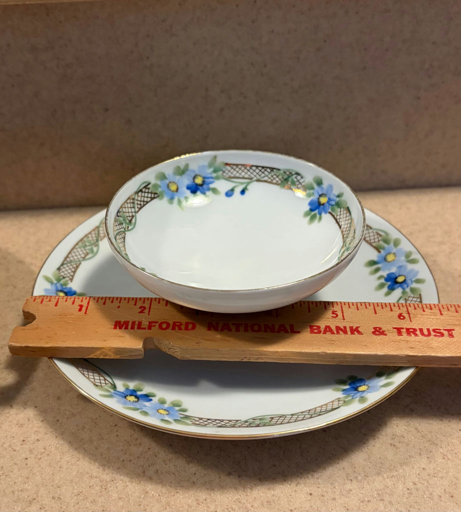 6 Vintage Nippon Soup Bowls with Bottoms - image 3 of 5