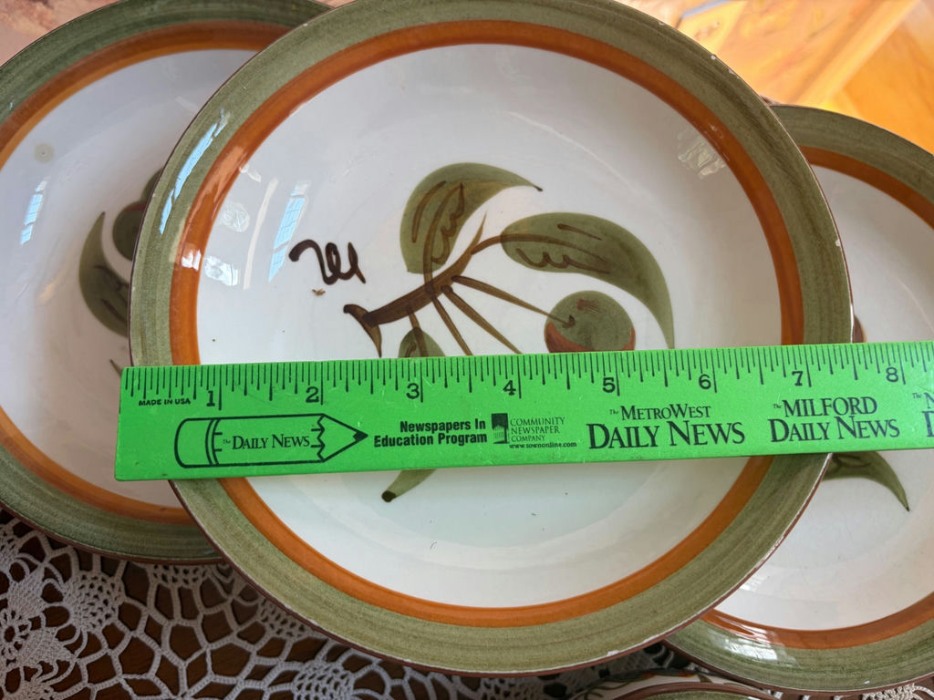 Stangl Orchard Song Dura-Fired ceramic dinnerware set - image 5 of 10