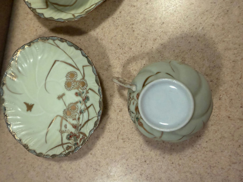 6 Vintage Demitasse Cups and Saucers - image 3 of 9