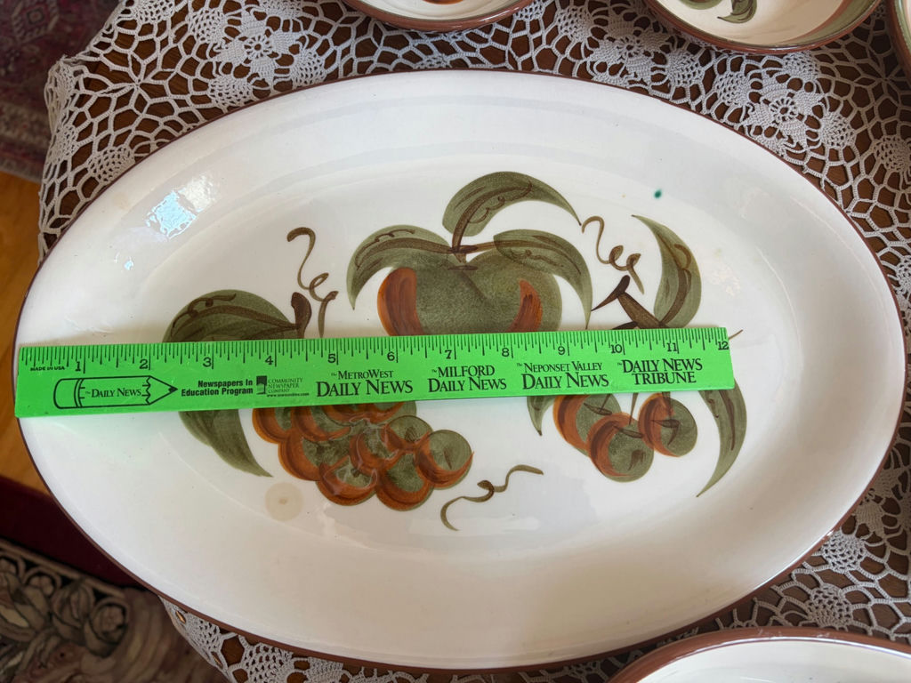 Stangl Orchard Song Dura-Fired ceramic dinnerware set - image 2 of 10