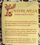 2 pcs Vintage Native American Cedar Mesa Signature Sunset Pottery  - thumbnail 5 of 5