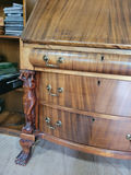 Wooden Secretary Desk with Drawers - thumbnail 3 of 10