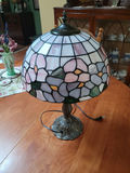 Stained Glass Floral Table Lamp - thumbnail 2 of 5