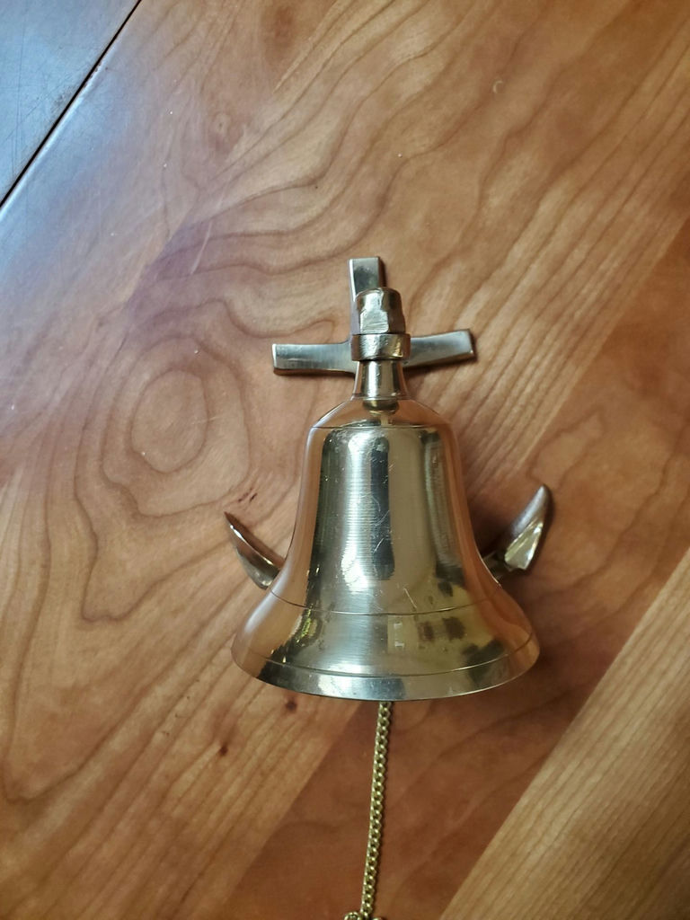 Brass Bells With Anchors - image 2 of 6