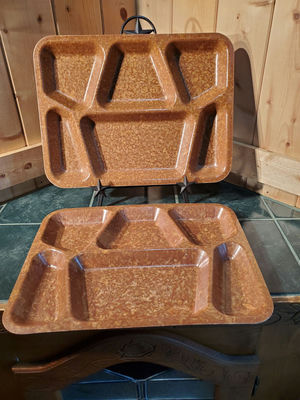 Military Hospital Food Trays. - Image 1 of 7