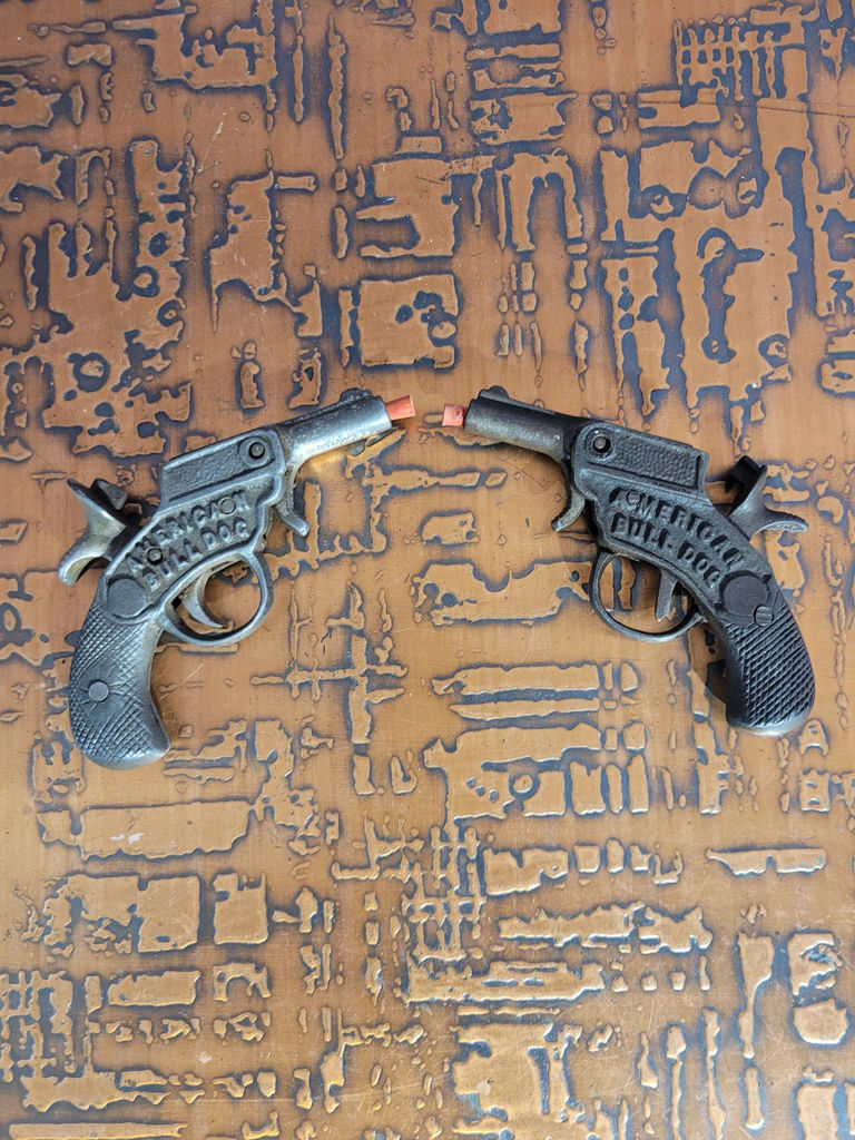Antique American Bull Dog Cap Guns. - image 3 of 5