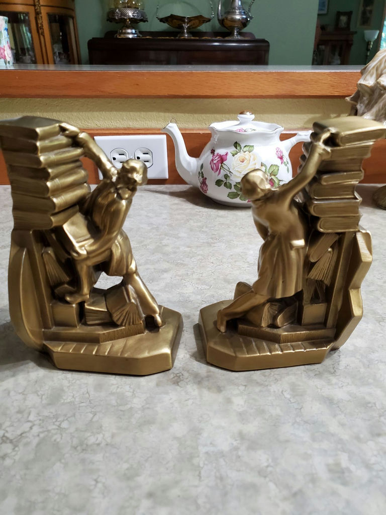 PM Craftsman "Colonial Librarian" Bookends. - image 5 of 7