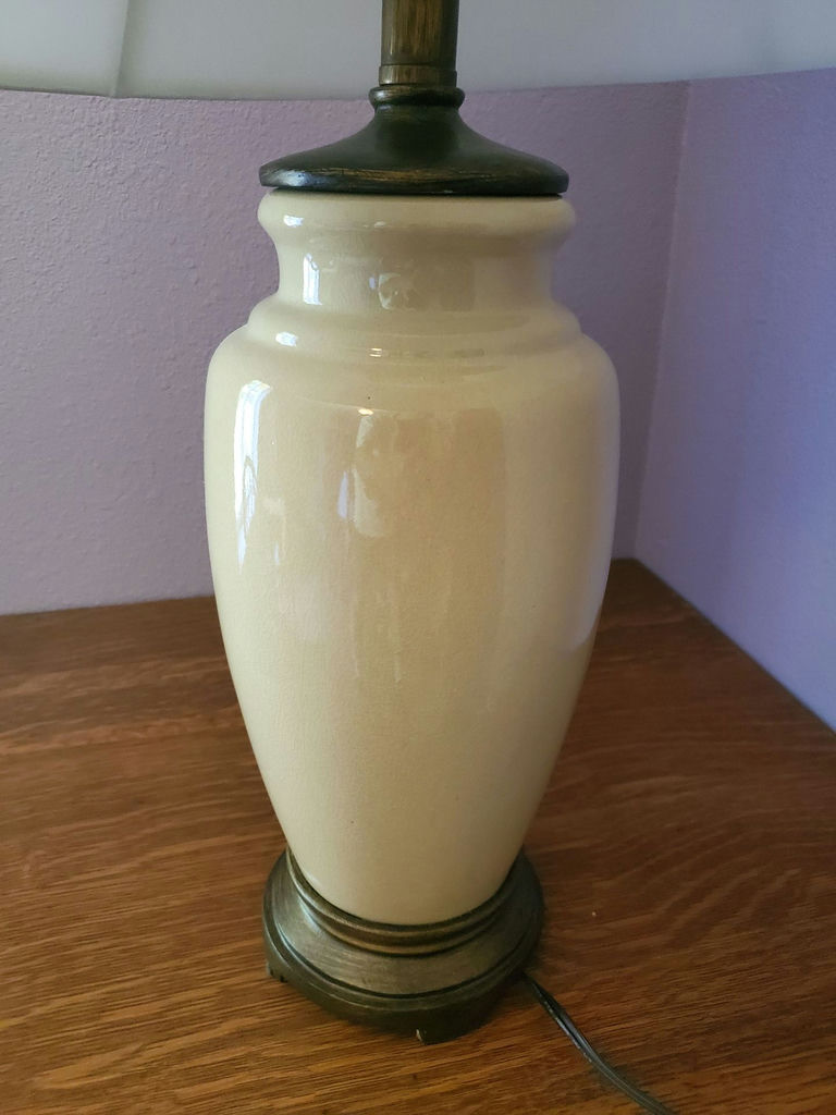 Pair of Tan Table Lamps - image 5 of 7