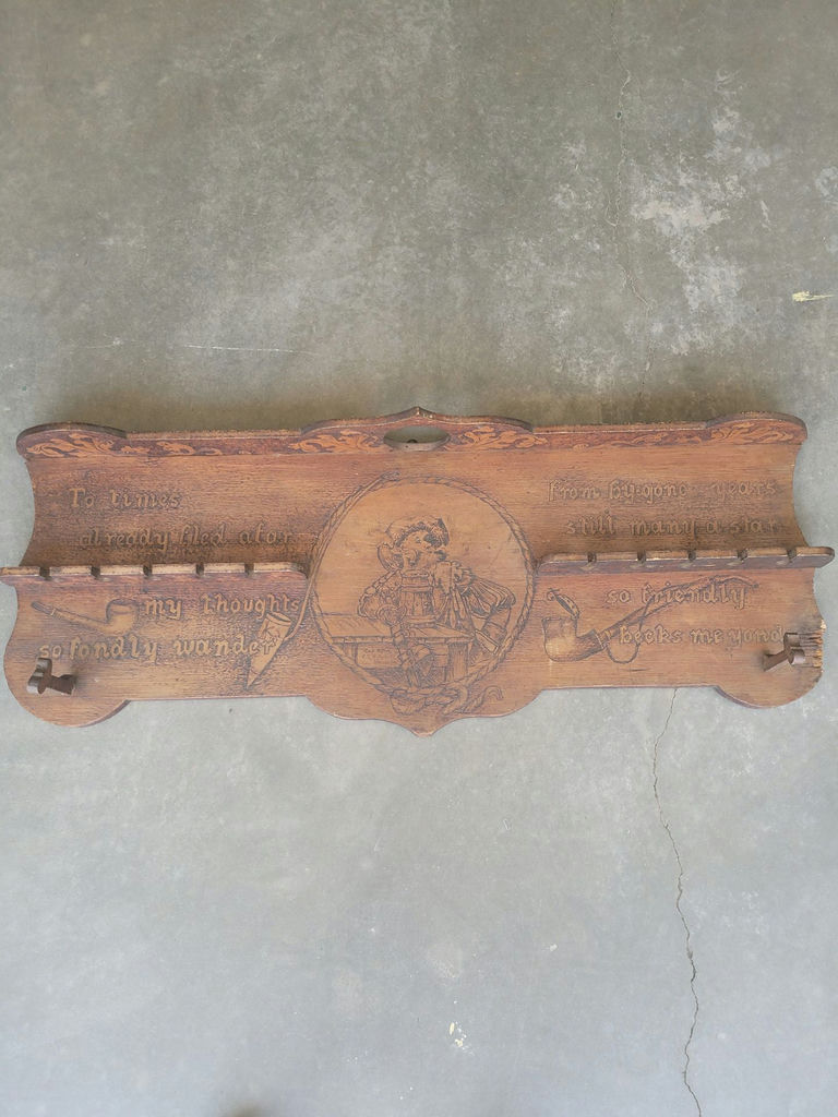 Antique Pub Pipe Rack - image 1 of 7