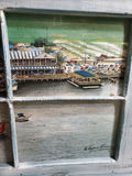 Rustic Window Frame Coastal Wall Art - thumbnail 4 of 9