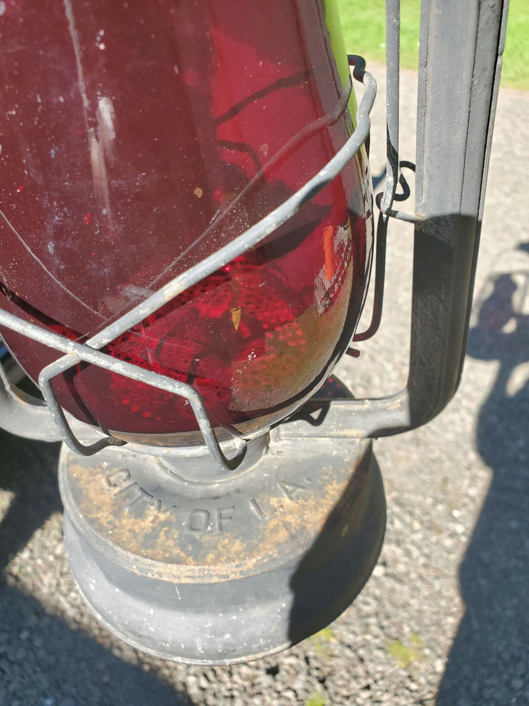 City Of LA. Railroad Lantern. - image 4 of 6