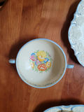 Set of Crown Dlucal Floral Dinner And Salad Plates With Bowls - thumbnail 6 of 8
