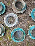 Six Bronze Antique Porthole Windows. - thumbnail 6 of 9