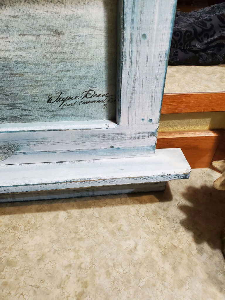 Rustic Window Frame Coastal Wall Art - image 6 of 9