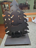Metal Moose Lamp, 3D - thumbnail 3 of 7